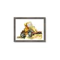 Picture of Yellow Dozer _GroupedProduct_Rectangle_Landscape_Mini_ _GroupedProduct_Rectangle_Landscape_Framed_Matted_