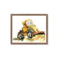 Picture of Yellow Dozer _GroupedProduct_Rectangle_Landscape_Mini_ _GroupedProduct_Rectangle_Landscape_Framed_Matted_