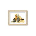 Picture of Yellow Dozer _GroupedProduct_Rectangle_Landscape_Mini_ _GroupedProduct_Rectangle_Landscape_Framed_Matted_