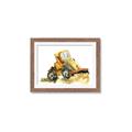Picture of Yellow Dozer _GroupedProduct_Rectangle_Landscape_Mini_ _GroupedProduct_Rectangle_Landscape_Framed_Matted_