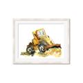 Picture of Yellow Dozer _GroupedProduct_Rectangle_Landscape_Mini_ _GroupedProduct_Rectangle_Landscape_Framed_Matted_
