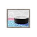 Picture of Hockey Puck  _GroupedProduct_Rectangle_Landscape_Mini_ _GroupedProduct_Rectangle_Landscape_Framed_Matted_
