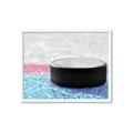 Picture of Hockey Puck  _GroupedProduct_Rectangle_Landscape_Mini_ _GroupedProduct_Rectangle_Landscape_Framed_Matted_
