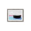 Picture of Hockey Puck  _GroupedProduct_Rectangle_Landscape_Mini_ _GroupedProduct_Rectangle_Landscape_Framed_Matted_