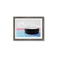 Picture of Hockey Puck  _GroupedProduct_Rectangle_Landscape_Mini_ _GroupedProduct_Rectangle_Landscape_Framed_Matted_