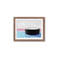 Picture of Hockey Puck  _GroupedProduct_Rectangle_Landscape_Mini_ _GroupedProduct_Rectangle_Landscape_Framed_Matted_