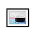Picture of Hockey Puck  _GroupedProduct_Rectangle_Landscape_Mini_ _GroupedProduct_Rectangle_Landscape_Framed_Matted_