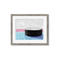 Picture of Hockey Puck  _GroupedProduct_Rectangle_Landscape_Mini_ _GroupedProduct_Rectangle_Landscape_Framed_Matted_
