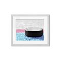 Picture of Hockey Puck  _GroupedProduct_Rectangle_Landscape_Mini_ _GroupedProduct_Rectangle_Landscape_Framed_Matted_