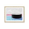 Picture of Hockey Puck  _GroupedProduct_Rectangle_Landscape_Mini_ _GroupedProduct_Rectangle_Landscape_Framed_Matted_