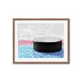 Picture of Hockey Puck  _GroupedProduct_Rectangle_Landscape_Mini_ _GroupedProduct_Rectangle_Landscape_Framed_Matted_