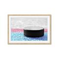 Picture of Hockey Puck  _GroupedProduct_Rectangle_Landscape_Mini_ _GroupedProduct_Rectangle_Landscape_Framed_Matted_