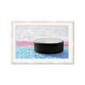 Picture of Hockey Puck  _GroupedProduct_Rectangle_Landscape_Mini_ _GroupedProduct_Rectangle_Landscape_Framed_Matted_