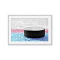Picture of Hockey Puck  _GroupedProduct_Rectangle_Landscape_Mini_ _GroupedProduct_Rectangle_Landscape_Framed_Matted_
