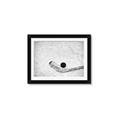 Picture of Ice Hockey stick and puck _GroupedProduct_Rectangle_Landscape_Mini_ _GroupedProduct_Rectangle_Landscape_Framed_Matted_