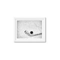 Picture of Ice Hockey stick and puck _GroupedProduct_Rectangle_Landscape_Mini_ _GroupedProduct_Rectangle_Landscape_Framed_Matted_