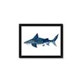 Picture of Shark Attack II  _GroupedProduct_Rectangle_Landscape_Mini_ _GroupedProduct_Rectangle_Landscape_Framed_Matted_