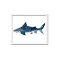 Picture of Shark Attack II  _GroupedProduct_Rectangle_Landscape_Mini_ _GroupedProduct_Rectangle_Landscape_Framed_Matted_