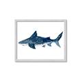 Picture of Shark Attack II  _GroupedProduct_Rectangle_Landscape_Mini_ _GroupedProduct_Rectangle_Landscape_Framed_Matted_