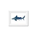 Picture of Shark Attack II  _GroupedProduct_Rectangle_Landscape_Mini_ _GroupedProduct_Rectangle_Landscape_Framed_Matted_