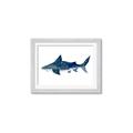 Picture of Shark Attack II  _GroupedProduct_Rectangle_Landscape_Mini_ _GroupedProduct_Rectangle_Landscape_Framed_Matted_