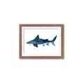 Picture of Shark Attack II  _GroupedProduct_Rectangle_Landscape_Mini_ _GroupedProduct_Rectangle_Landscape_Framed_Matted_