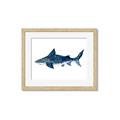 Picture of Shark Attack II  _GroupedProduct_Rectangle_Landscape_Mini_ _GroupedProduct_Rectangle_Landscape_Framed_Matted_