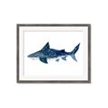 Picture of Shark Attack II  _GroupedProduct_Rectangle_Landscape_Mini_ _GroupedProduct_Rectangle_Landscape_Framed_Matted_