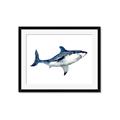 Picture of Shark Attack I   _GroupedProduct_Rectangle_Landscape_Mini_ _GroupedProduct_Rectangle_Landscape_Framed_Matted_