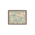 Picture of Animal Map _GroupedProduct_Rectangle_Landscape_Framed_Matted_