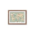 Picture of Animal Map _GroupedProduct_Rectangle_Landscape_Framed_Matted_