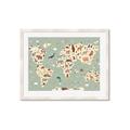 Picture of Animal Map _GroupedProduct_Rectangle_Landscape_Framed_Matted_