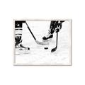 Picture of Hockey Players _GroupedProduct_Rectangle_Landscape_Mini_ _GroupedProduct_Rectangle_Landscape_Framed_Matted_