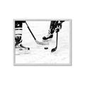 Picture of Hockey Players _GroupedProduct_Rectangle_Landscape_Mini_ _GroupedProduct_Rectangle_Landscape_Framed_Matted_