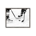 Picture of Hockey Players _GroupedProduct_Rectangle_Landscape_Mini_ _GroupedProduct_Rectangle_Landscape_Framed_Matted_