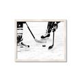Picture of Hockey Players _GroupedProduct_Rectangle_Landscape_Mini_ _GroupedProduct_Rectangle_Landscape_Framed_Matted_