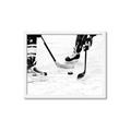 Picture of Hockey Players _GroupedProduct_Rectangle_Landscape_Mini_ _GroupedProduct_Rectangle_Landscape_Framed_Matted_