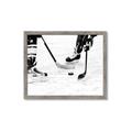 Picture of Hockey Players _GroupedProduct_Rectangle_Landscape_Mini_ _GroupedProduct_Rectangle_Landscape_Framed_Matted_