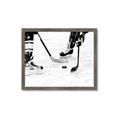 Picture of Hockey Players _GroupedProduct_Rectangle_Landscape_Mini_ _GroupedProduct_Rectangle_Landscape_Framed_Matted_