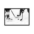 Picture of Hockey Players _GroupedProduct_Rectangle_Landscape_Mini_ _GroupedProduct_Rectangle_Landscape_Framed_Matted_
