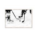 Picture of Hockey Players _GroupedProduct_Rectangle_Landscape_Mini_ _GroupedProduct_Rectangle_Landscape_Framed_Matted_