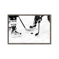 Picture of Hockey Players _GroupedProduct_Rectangle_Landscape_Mini_ _GroupedProduct_Rectangle_Landscape_Framed_Matted_