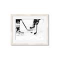 Picture of Hockey Players _GroupedProduct_Rectangle_Landscape_Mini_ _GroupedProduct_Rectangle_Landscape_Framed_Matted_