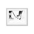 Picture of Hockey Players _GroupedProduct_Rectangle_Landscape_Mini_ _GroupedProduct_Rectangle_Landscape_Framed_Matted_