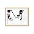 Picture of Hockey Players _GroupedProduct_Rectangle_Landscape_Mini_ _GroupedProduct_Rectangle_Landscape_Framed_Matted_
