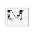 Picture of Hockey Players _GroupedProduct_Rectangle_Landscape_Mini_ _GroupedProduct_Rectangle_Landscape_Framed_Matted_