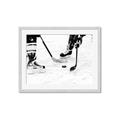 Picture of Hockey Players _GroupedProduct_Rectangle_Landscape_Mini_ _GroupedProduct_Rectangle_Landscape_Framed_Matted_