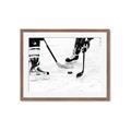 Picture of Hockey Players _GroupedProduct_Rectangle_Landscape_Mini_ _GroupedProduct_Rectangle_Landscape_Framed_Matted_