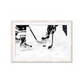 Picture of Hockey Players _GroupedProduct_Rectangle_Landscape_Mini_ _GroupedProduct_Rectangle_Landscape_Framed_Matted_