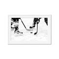 Picture of Hockey Players _GroupedProduct_Rectangle_Landscape_Mini_ _GroupedProduct_Rectangle_Landscape_Framed_Matted_